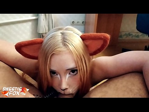 ❤️ Kitsune svelge pikk og cum i munnen ❌ Pornovideo hos oss ❌❤